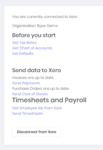 Xero Integration with WorkGuru